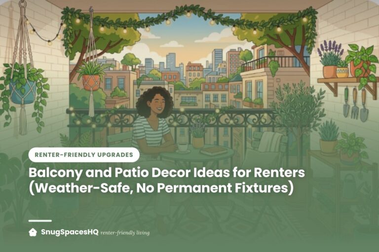 Balcony and Patio Decor Ideas for Renters (Weather-Safe, No Permanent Fixtures)