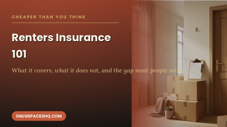 Renters Insurance 101: What It Actually Covers (and Why It’s Cheaper Than You Think)