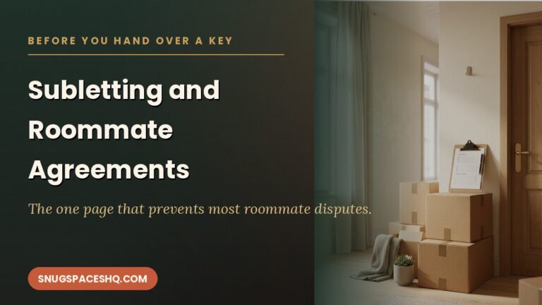 Subletting and Roommate Agreements: The Basics Every Renter Should Know