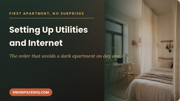 Setting Up Utilities and Internet in Your First Apartment: The Complete Checklist