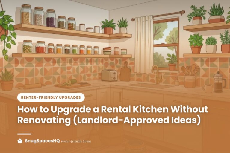 How to Upgrade a Rental Kitchen Without Renovating (Landlord-Approved Ideas)