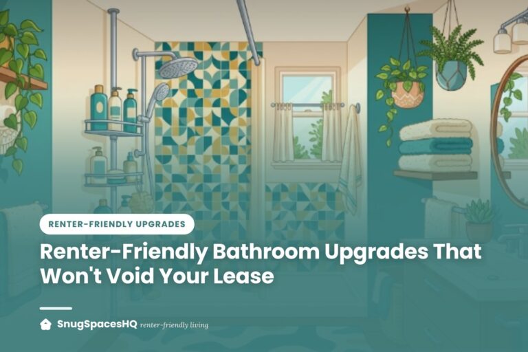 Renter-Friendly Bathroom Upgrades That Won’t Void Your Lease