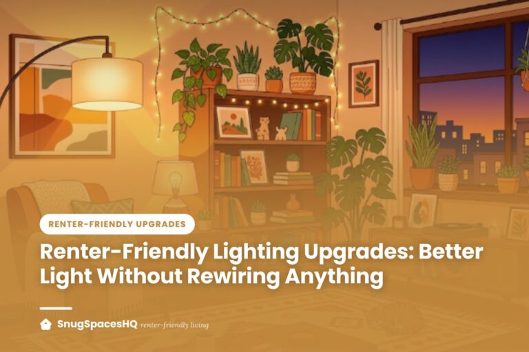 Renter-Friendly Lighting Upgrades: Better Light Without Rewiring Anything