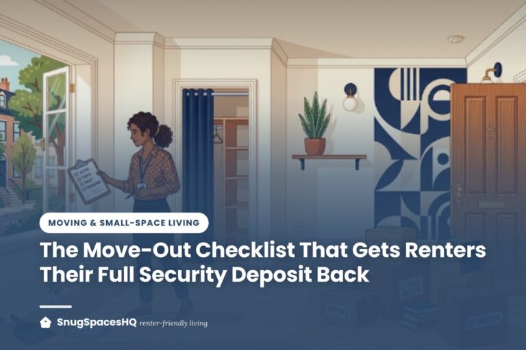 The Move-Out Checklist That Gets Renters Their Full Security Deposit Back