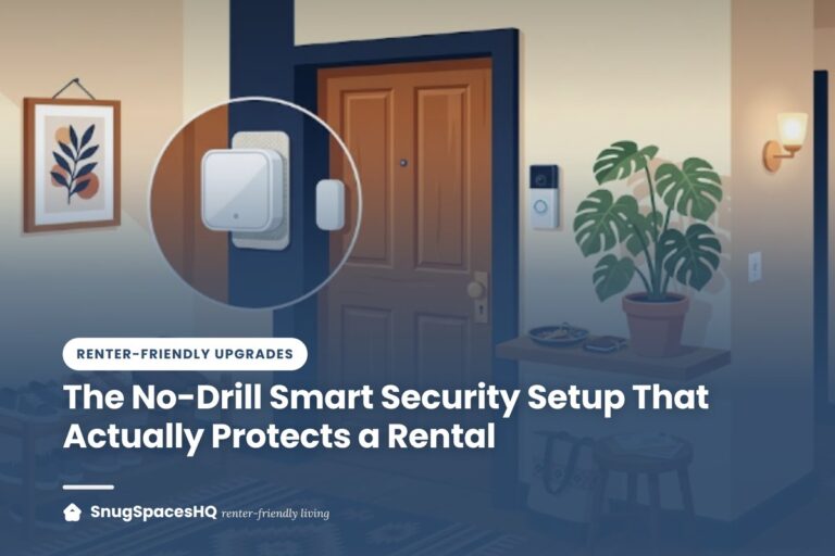 The No-Drill Smart Security Setup That Actually Protects a Rental