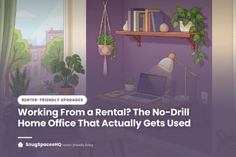 Working From a Rental? The No-Drill Home Office That Actually Gets Used